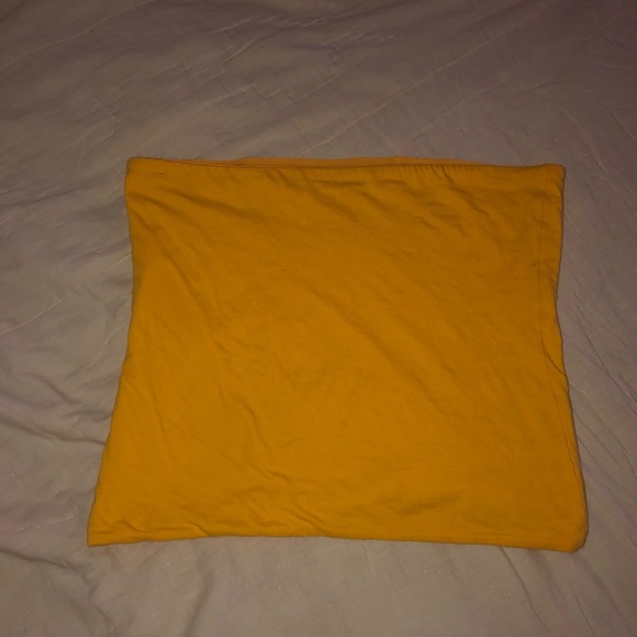 Dresses & Skirts - Mustard yellow skirt / tube top